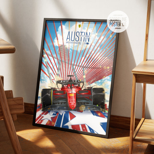 US Grand Prix 2023 F1 Poster