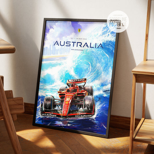 Australia Grand Prix 2024 F1 Poster