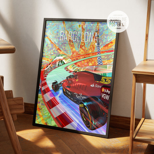 Spanish Grand Prix 2023 F1 Poster