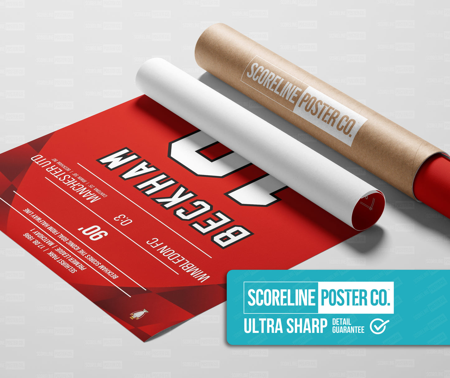 David Beckham Shirt Poster