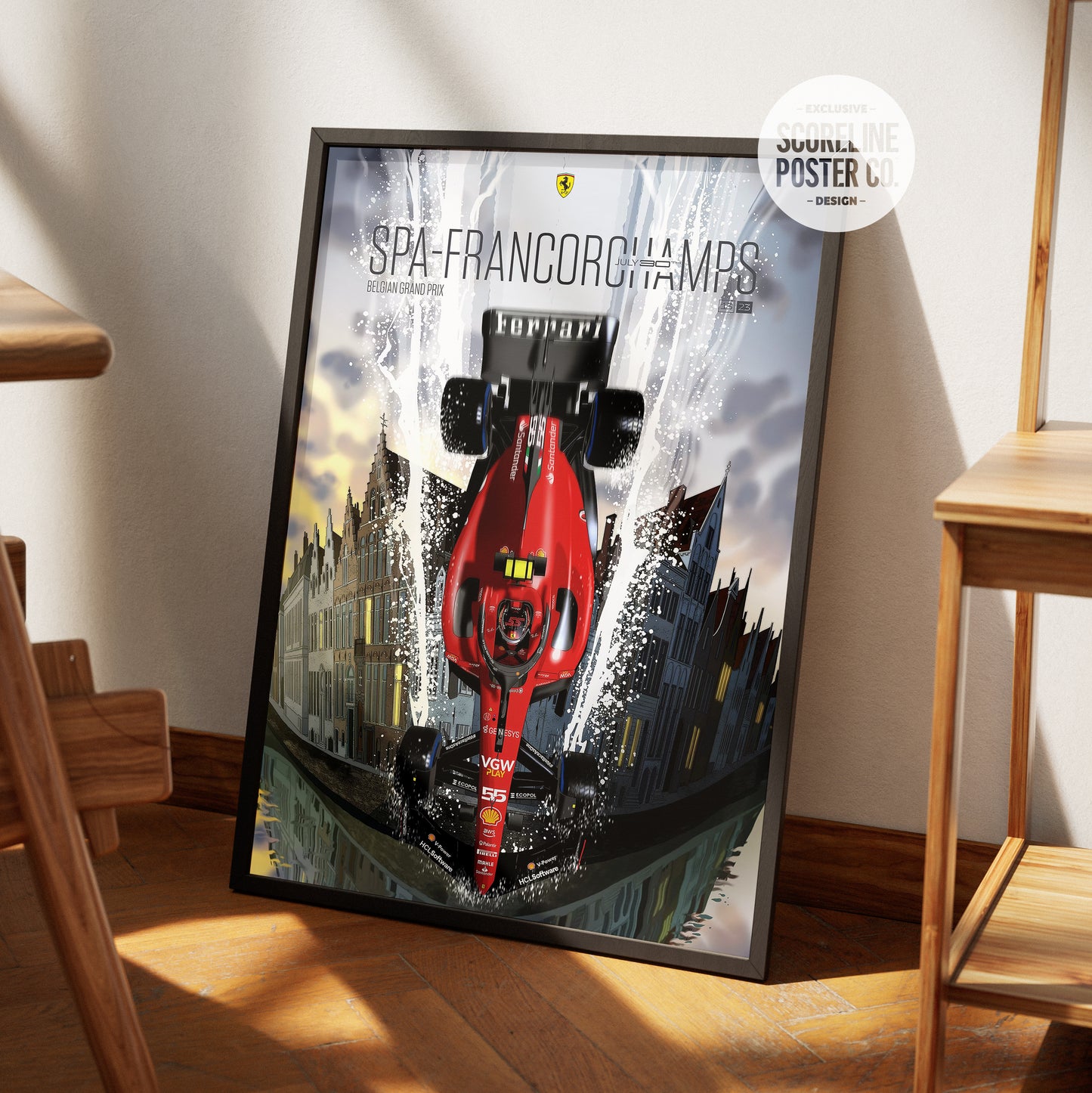 Belgian Grand Prix 2023 F1 Poster