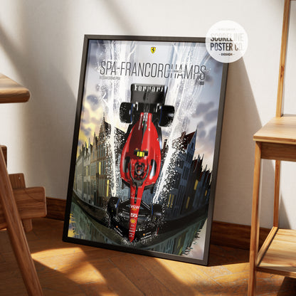 Belgian Grand Prix 2023 F1 Poster