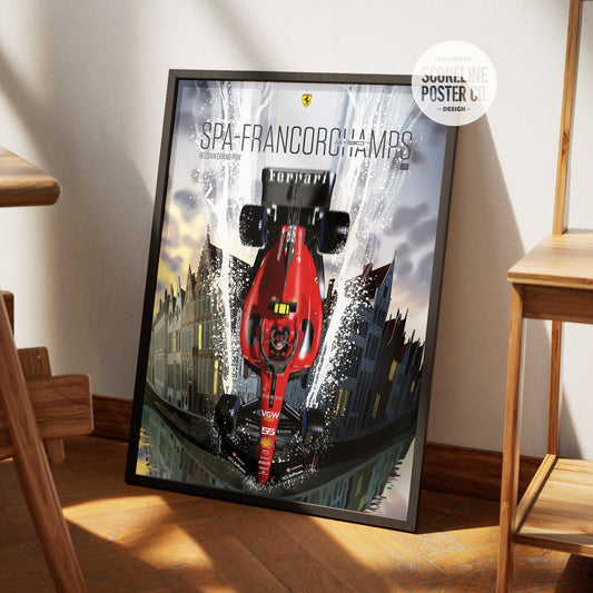 Belgian Grand Prix 2023 F1 Poster