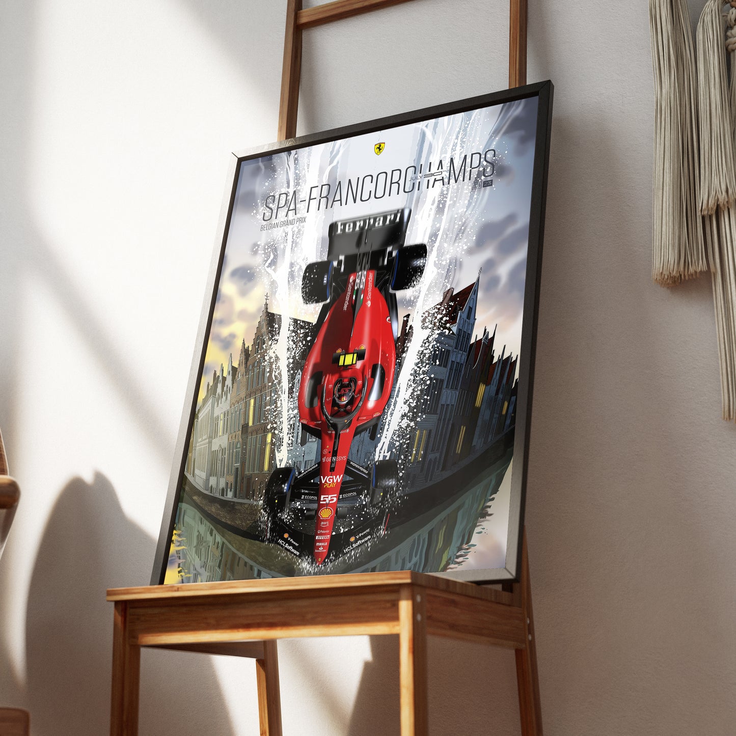Belgian Grand Prix 2023 F1 Poster