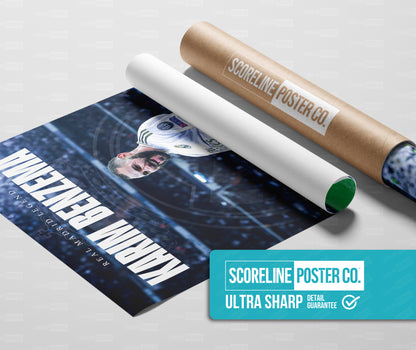 Karim Benzema 'Legend' Poster