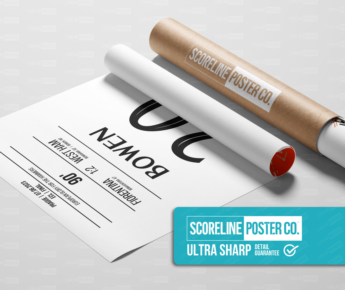 Jarrod Bowen ECL Final Shirt Poster