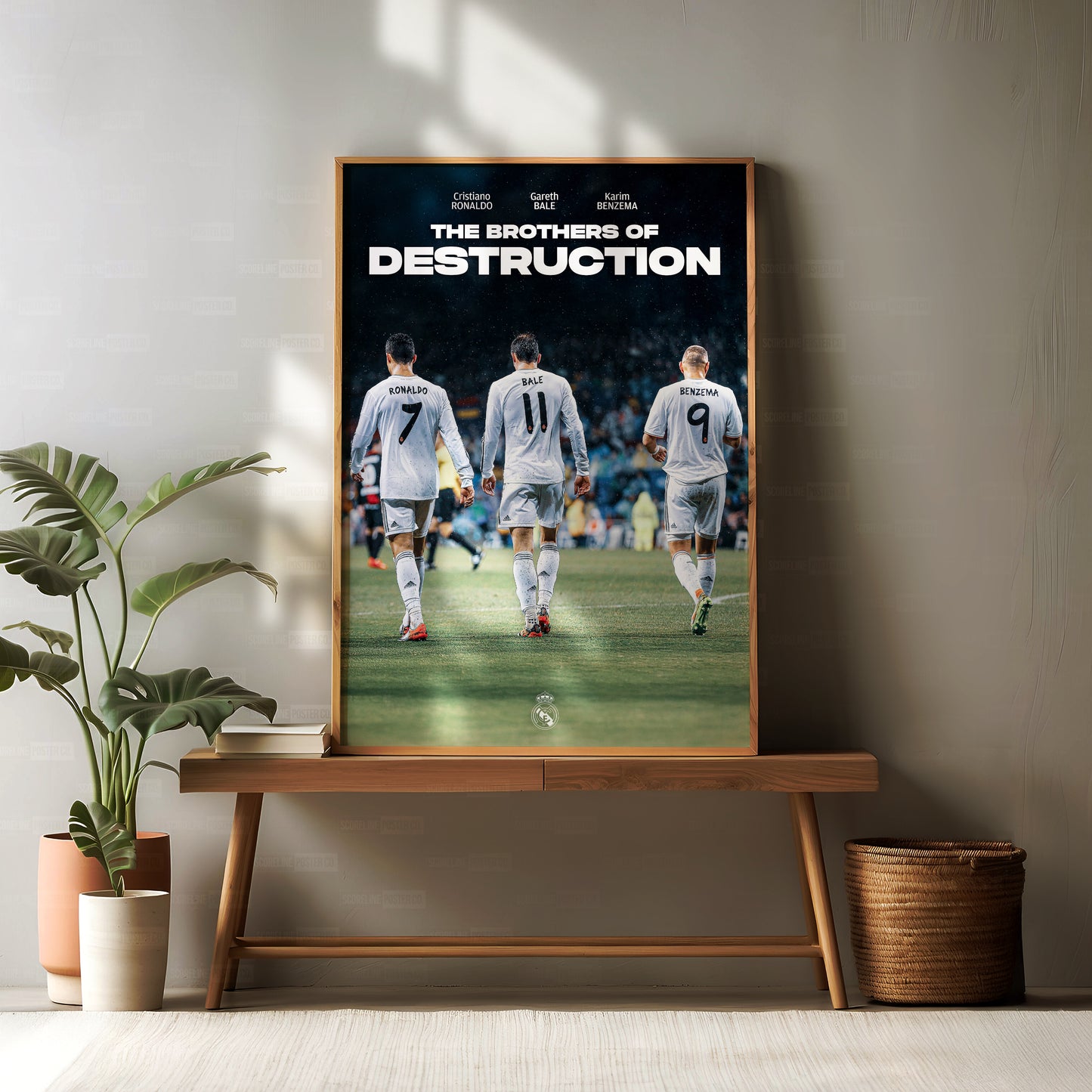 Ronaldo, Bale & Benzema 'Brothers Of Destruction' Poster