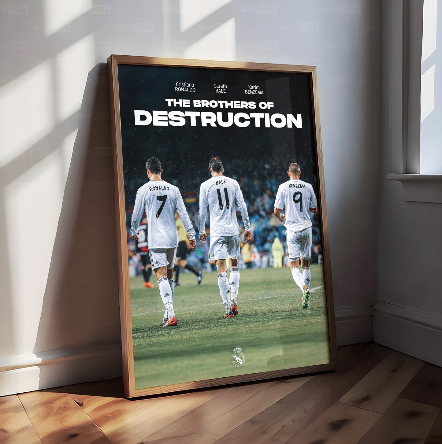 Ronaldo, Bale & Benzema 'Brothers Of Destruction' Poster