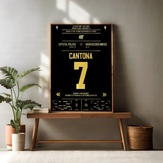 Eric Cantona Shirt Poster