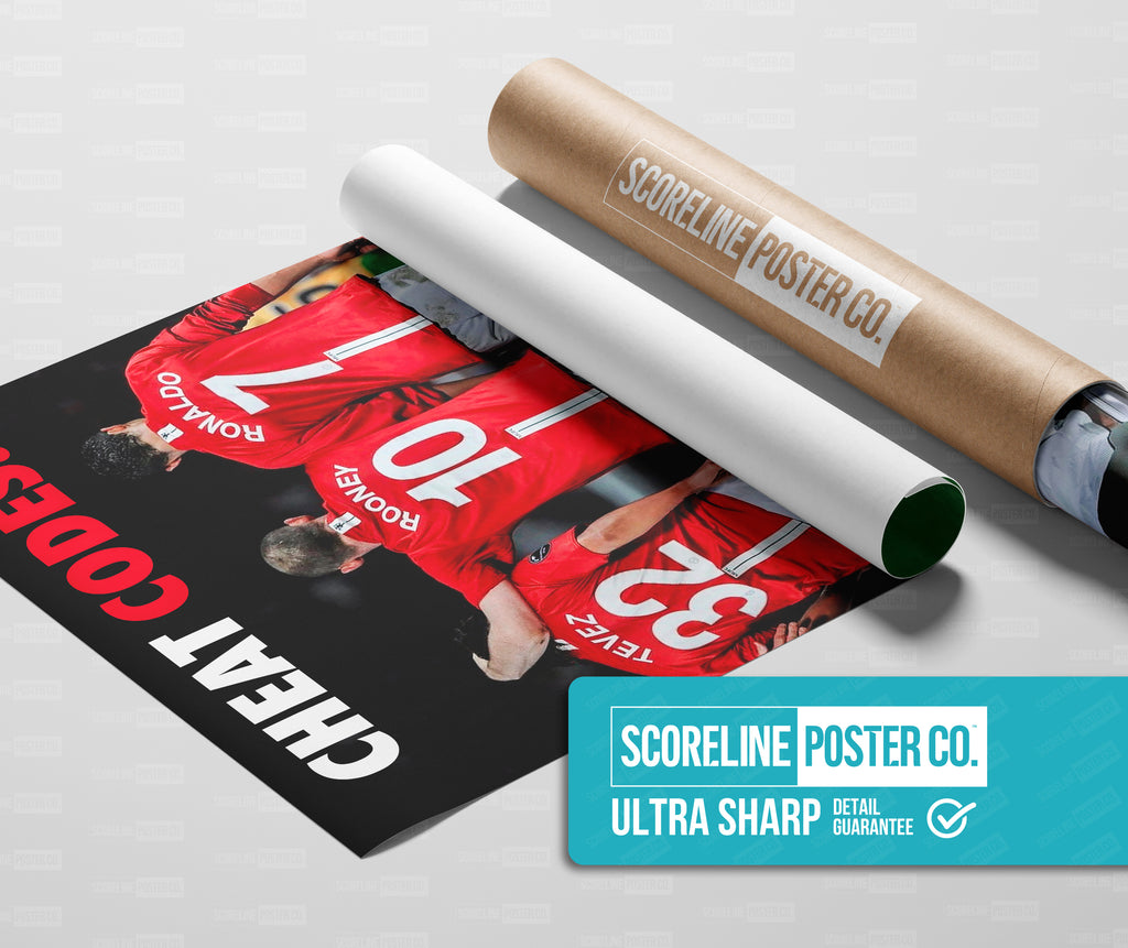 Tevez, Rooney & Ronaldo 'Cheat Codes' Poster