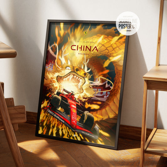 China Grand Prix 2024 F1 Poster
