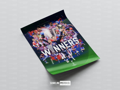 Crystal Palace Conference League Champions Poster