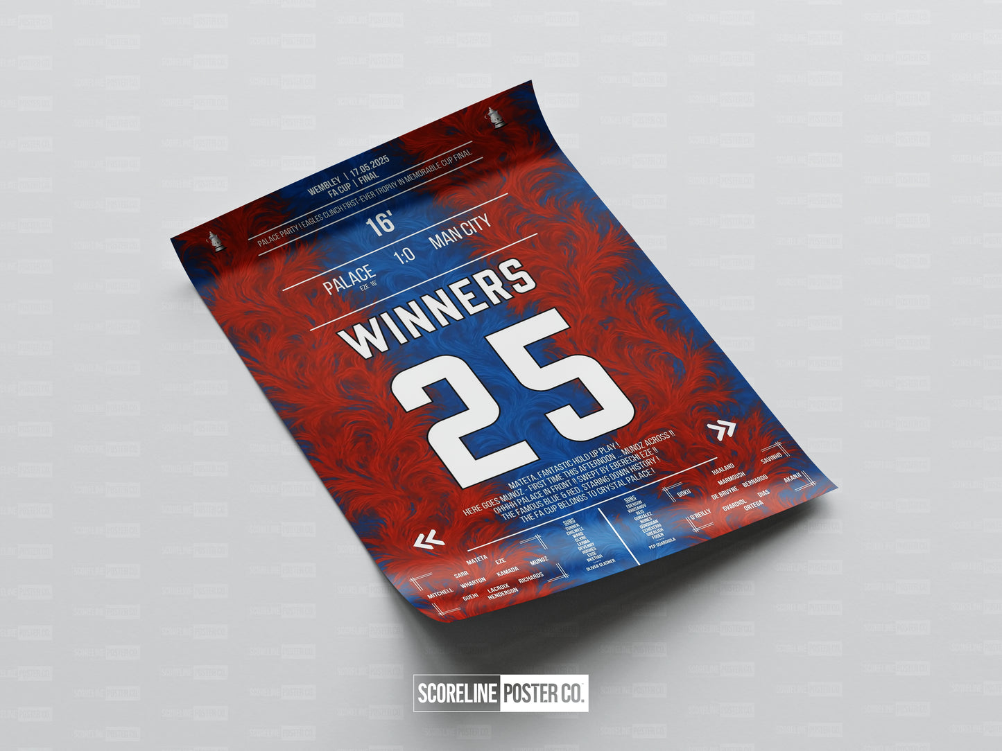 Crystal Palace Shirt Poster