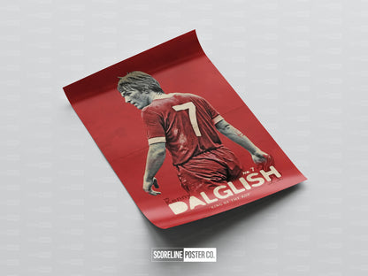 Kenny Dalglish 'King Of The Kop' Poster