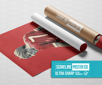 Kenny Dalglish 'King Of The Kop' Poster