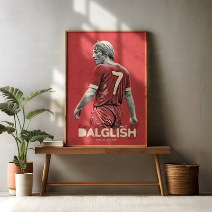 Kenny Dalglish 'King Of The Kop' Poster