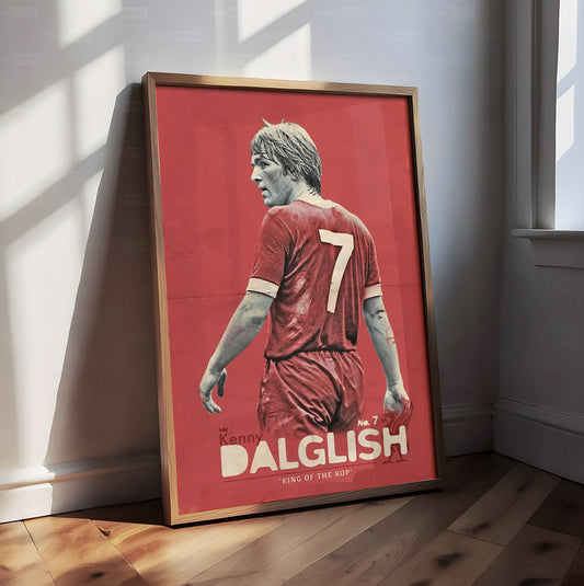 Kenny Dalglish 'King Of The Kop' Poster