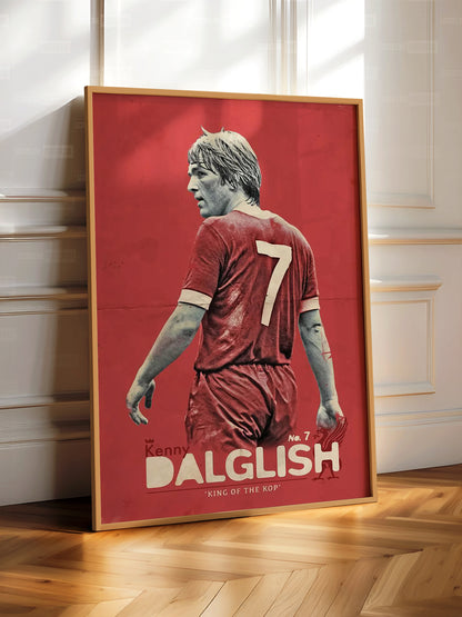 Kenny Dalglish 'King Of The Kop' Poster
