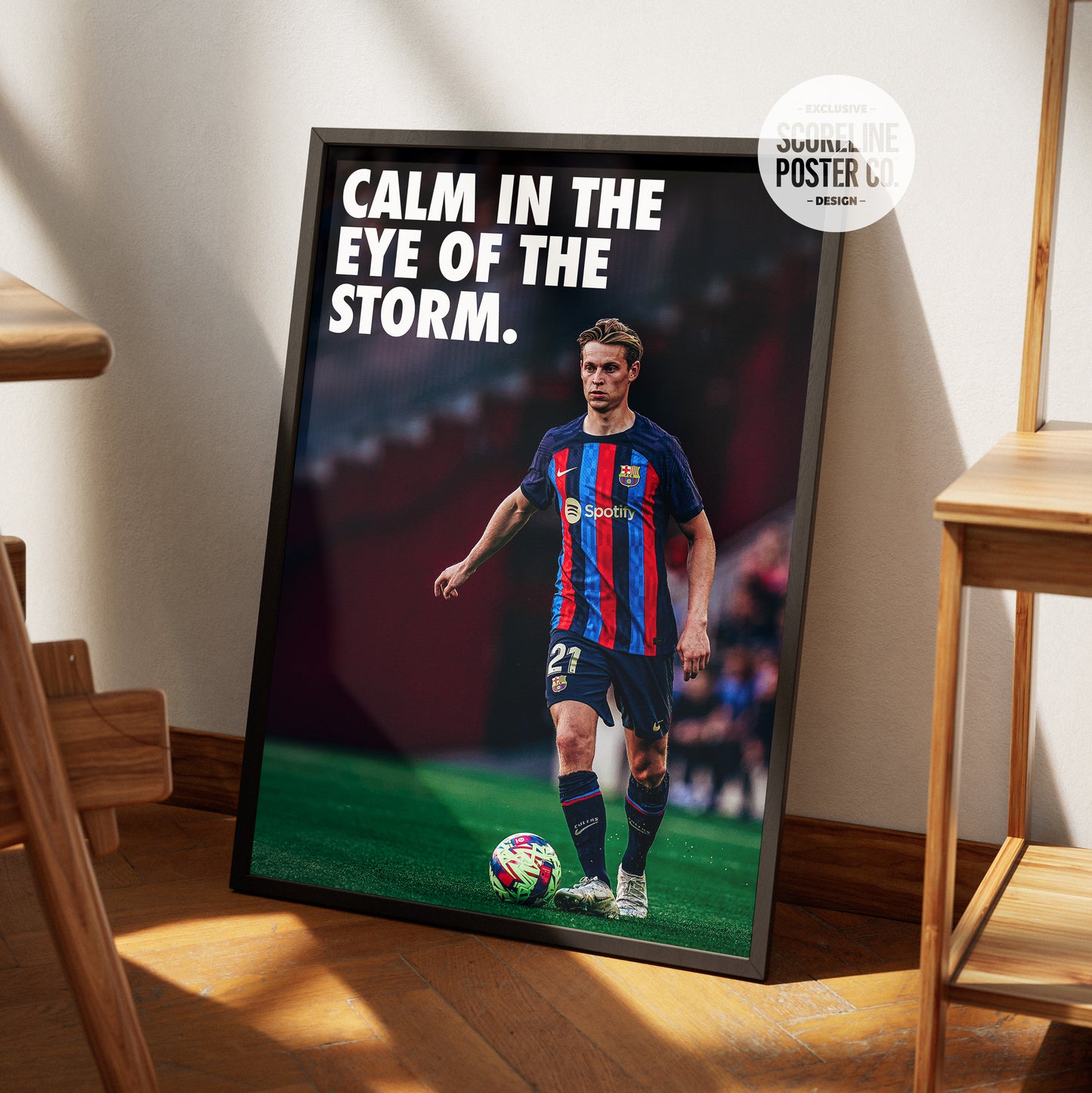 Frenkie De Jong 'Storm' Poster