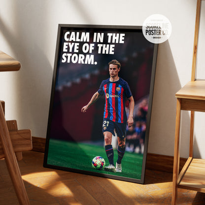 Frenkie De Jong 'Storm' Poster