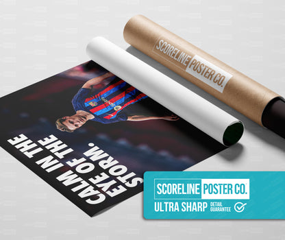 Frenkie De Jong 'Storm' Poster