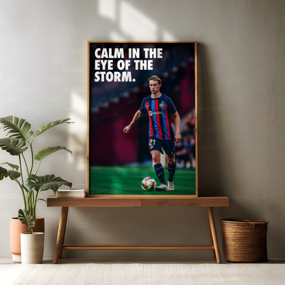 Frenkie De Jong 'Storm' Poster