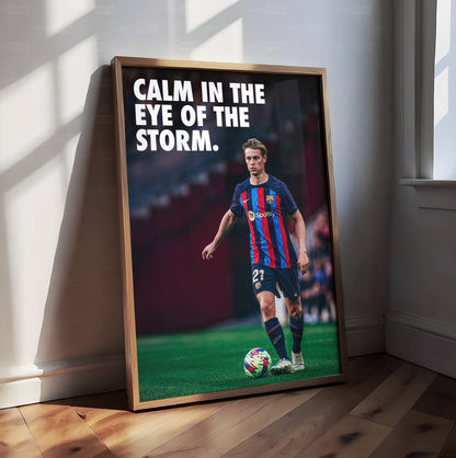 Frenkie De Jong 'Storm' Poster