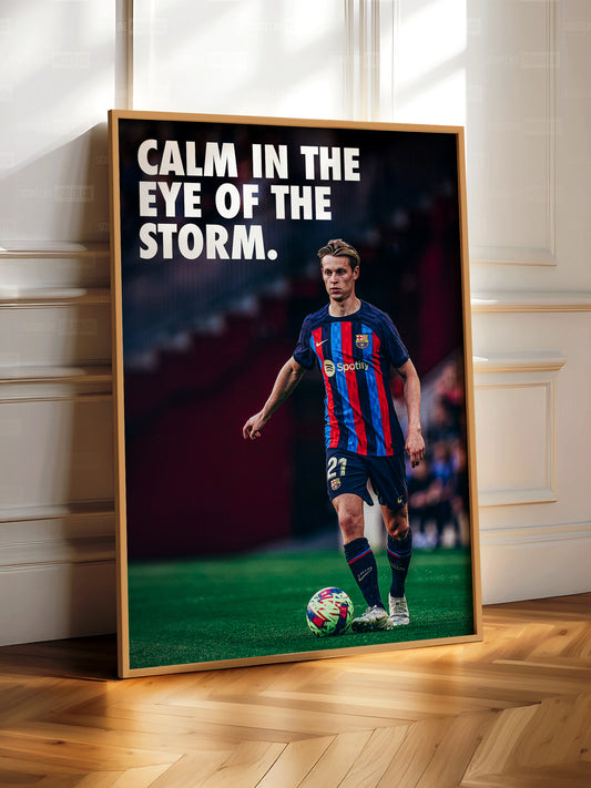 Frenkie De Jong 'Storm' Poster