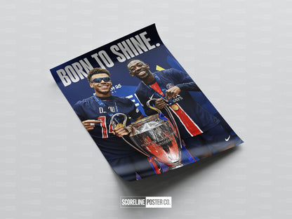 Desire Doue & Ousmane Dembele Poster