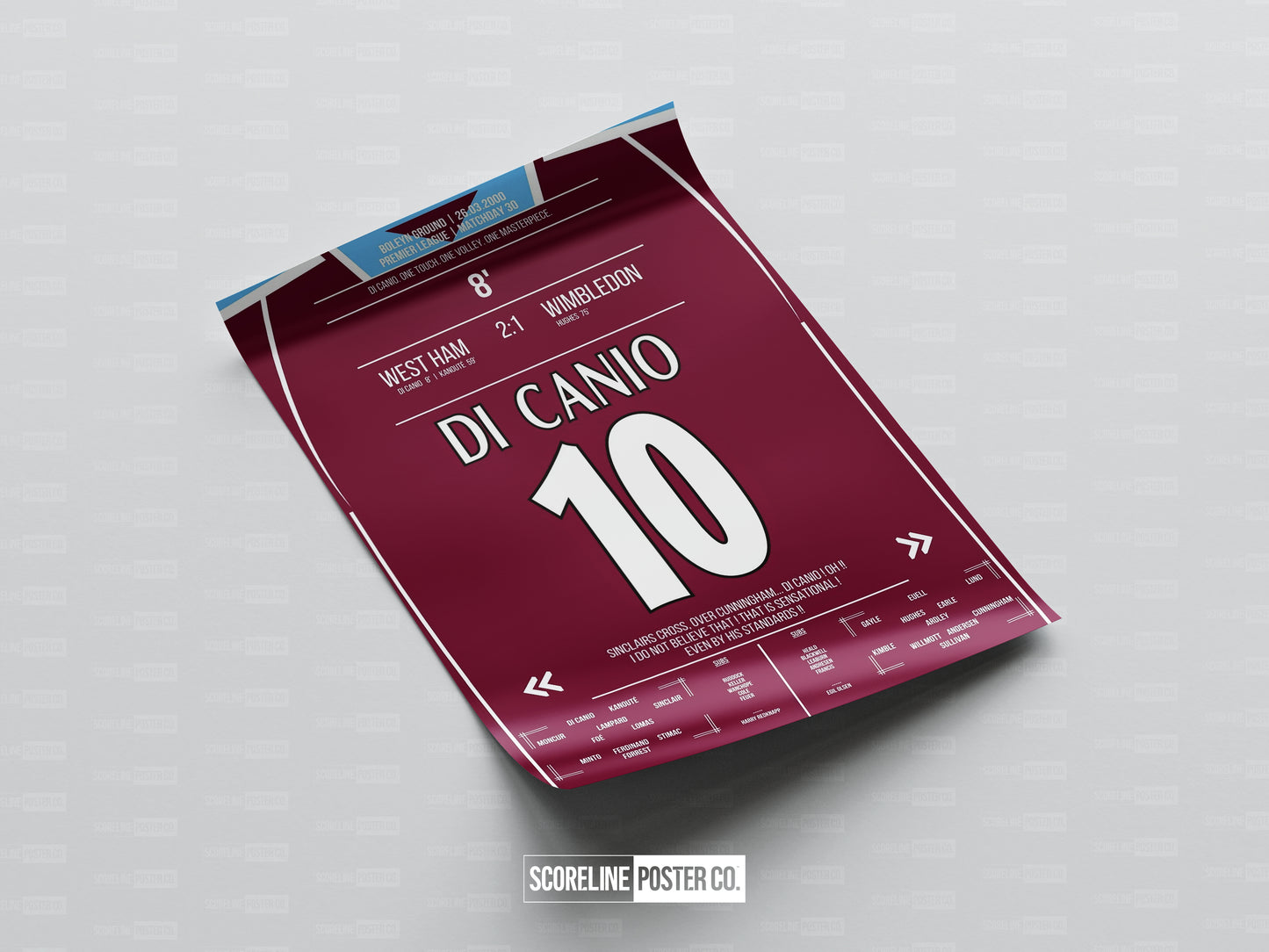 Paolo Di Canio Shirt Poster