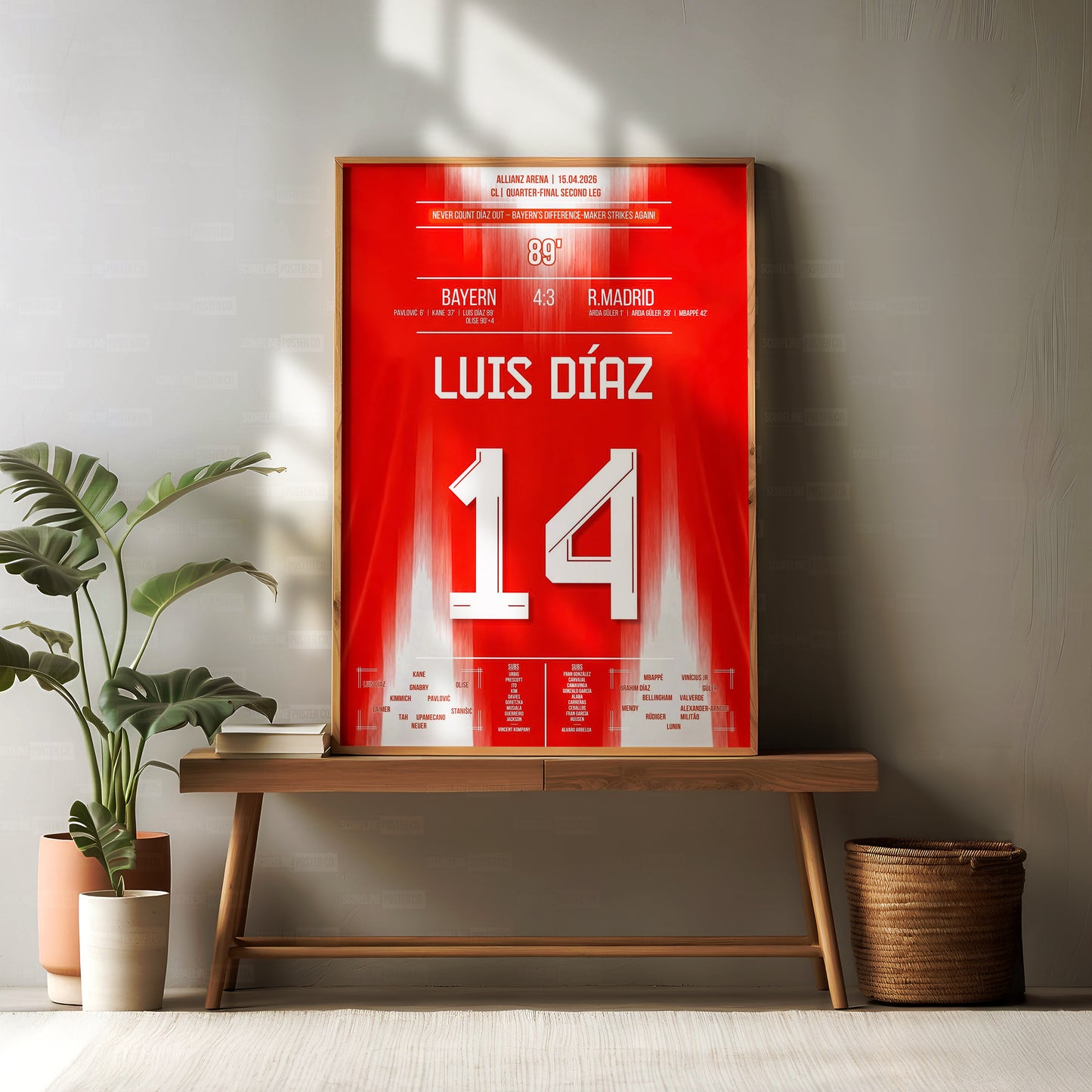 Luis Díaz Shirt Poster