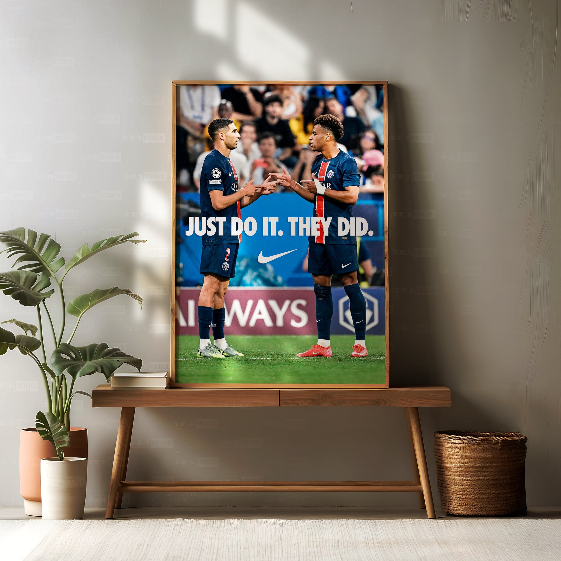 Desire Doue & Achraf Hakimi Poster