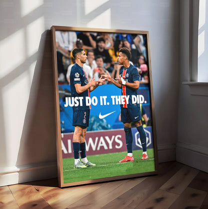 Desire Doue & Achraf Hakimi Poster