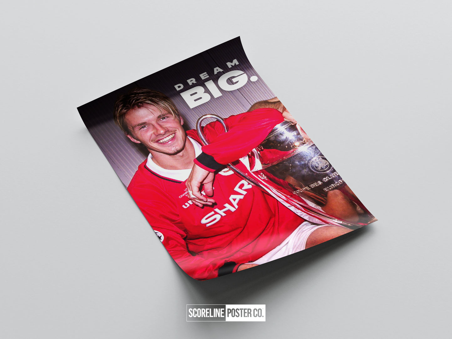 David Beckham 1999 'Dream Big' Poster