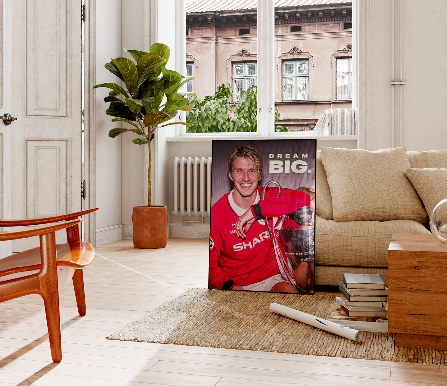 David Beckham 1999 'Dream Big' Poster