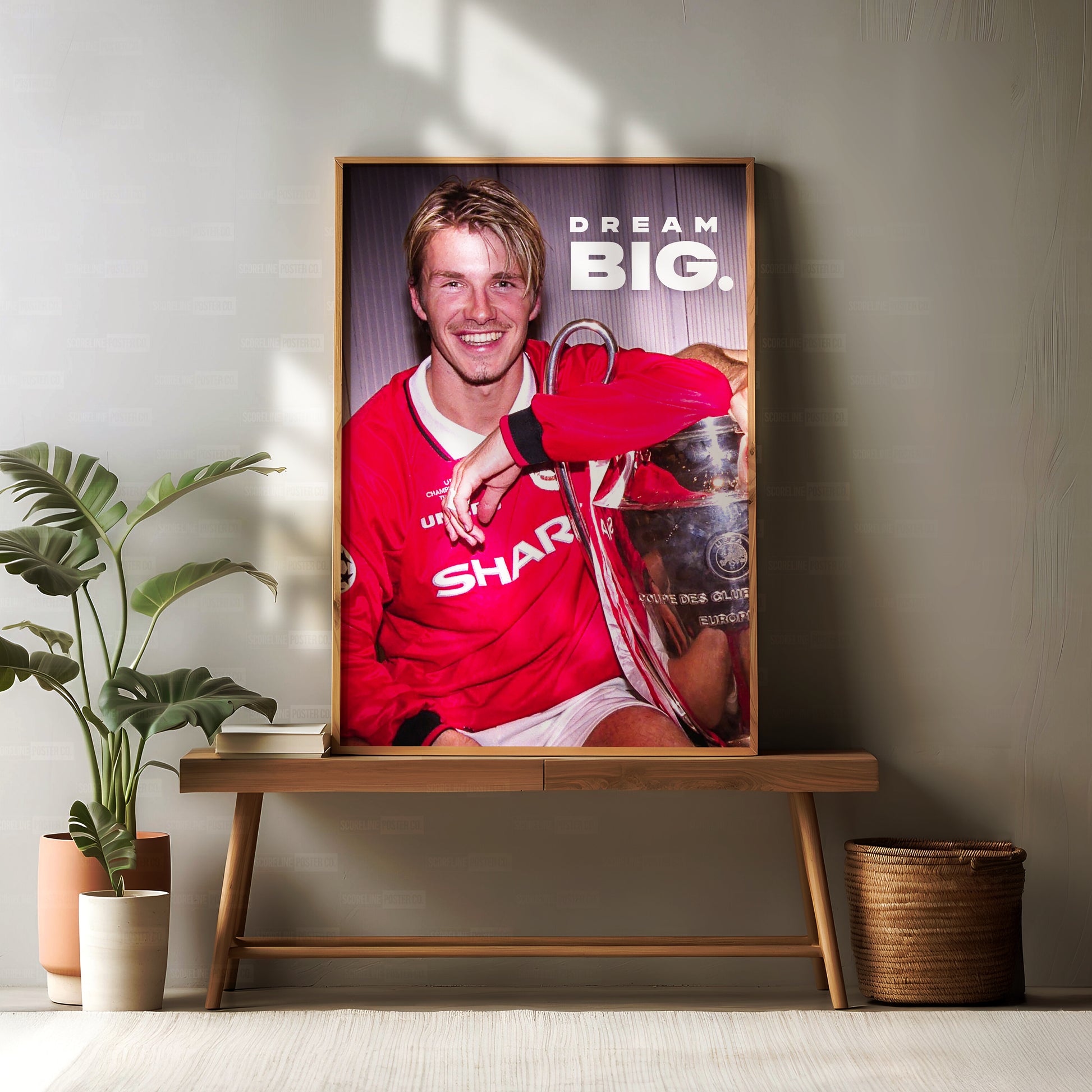 David Beckham 1999 'Dream Big' Poster