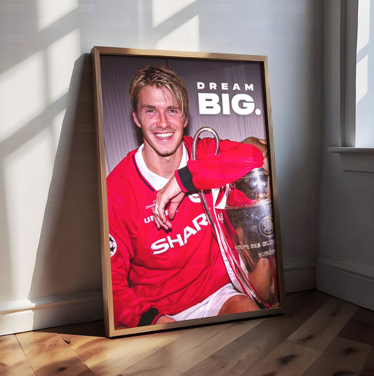 David Beckham 1999 'Dream Big' Poster
