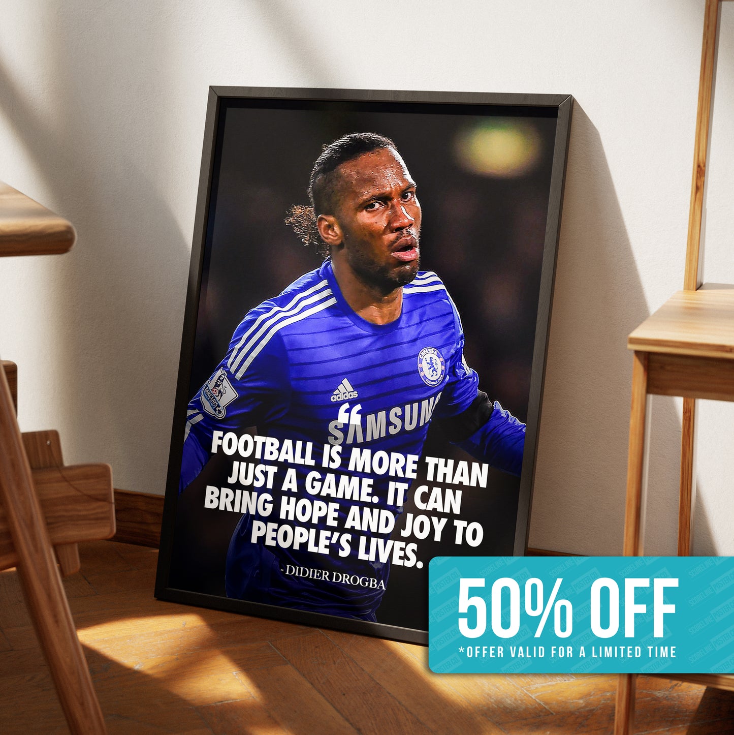Didier Drogba 'Quote' Poster