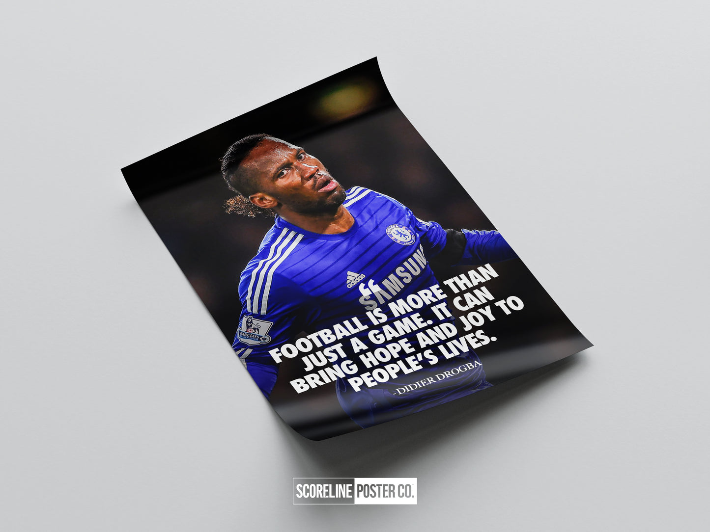 Didier Drogba 'Quote' Poster