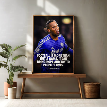 Didier Drogba 'Quote' Poster