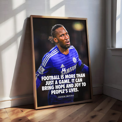 Didier Drogba 'Quote' Poster