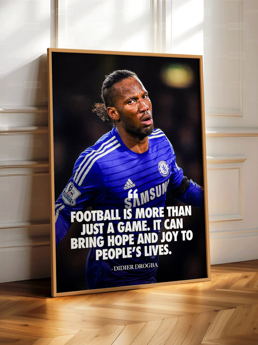 Didier Drogba 'Quote' Poster