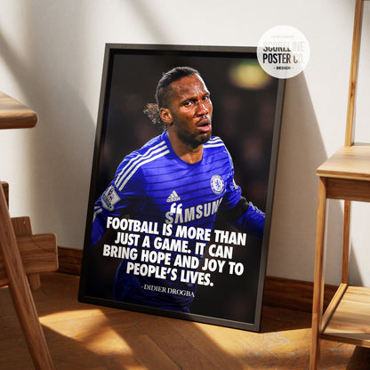 Didier Drogba 'Quote' Poster