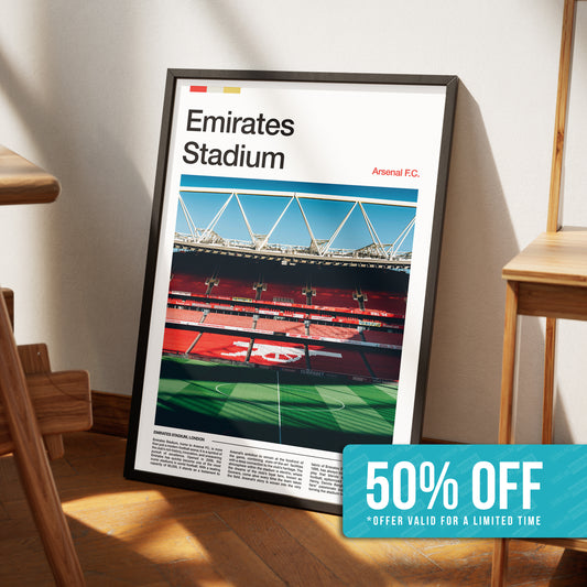 Arsenal Emirates Stadium Poster