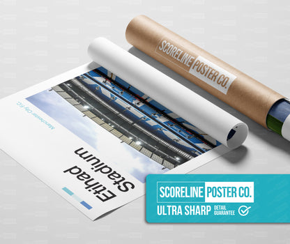 Manchester City Etihad Stadium Poster