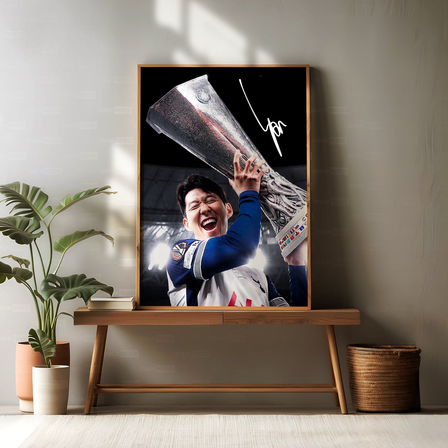 Son Heung-min Europa League Poster