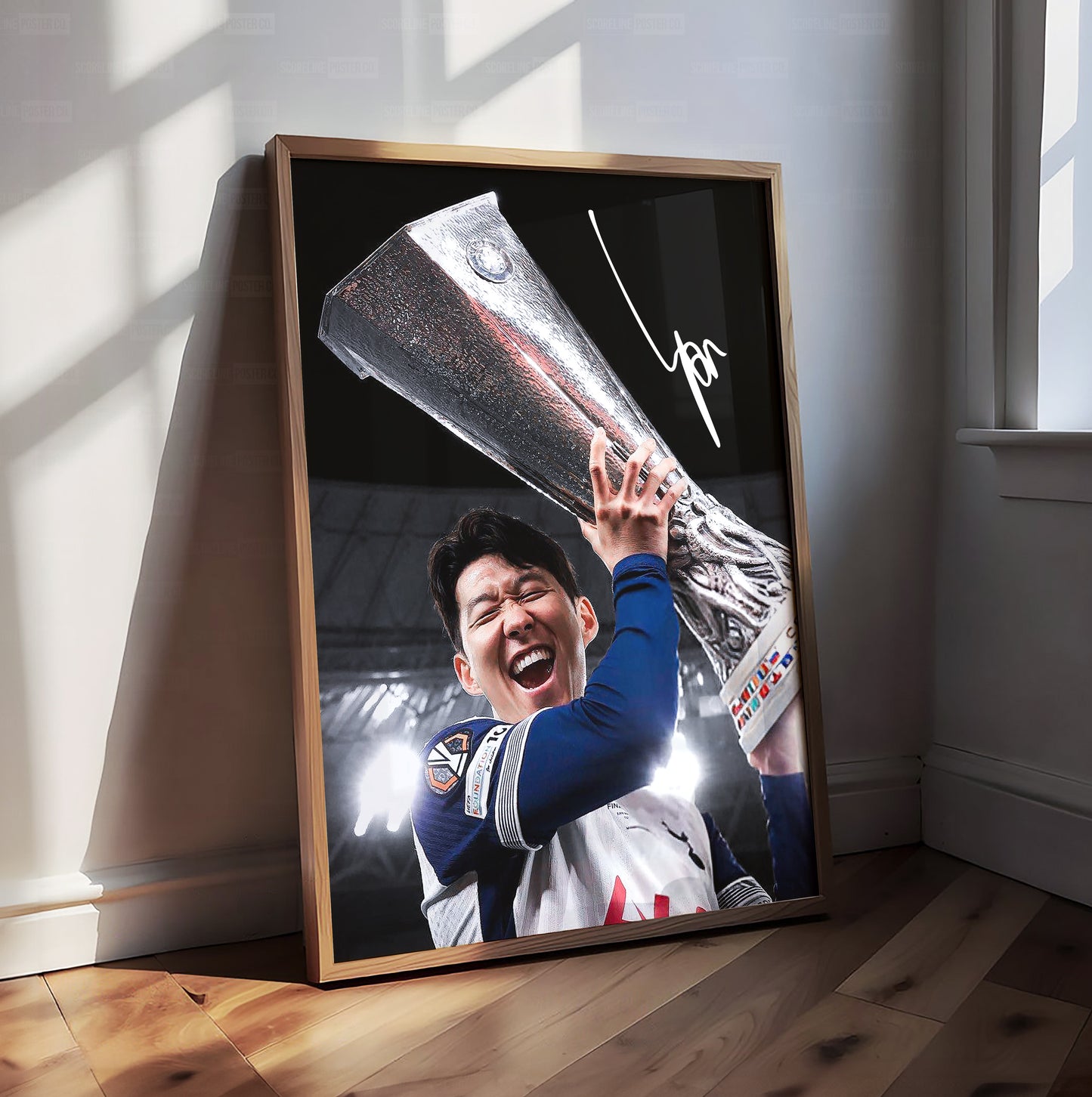 Son Heung-min Europa League Poster