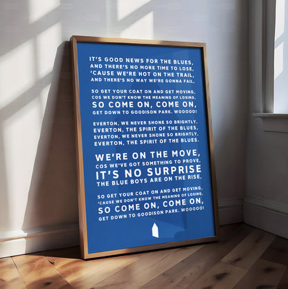 Everton 'It's No Surprise' Poster