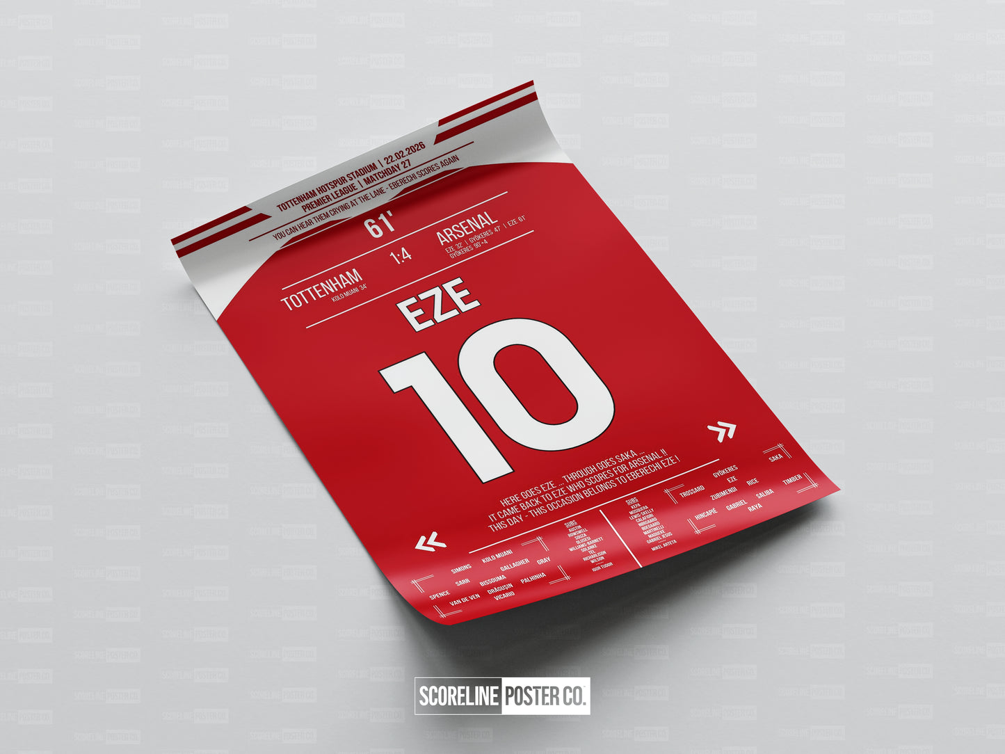 Eberechi Eze Shirt Poster
