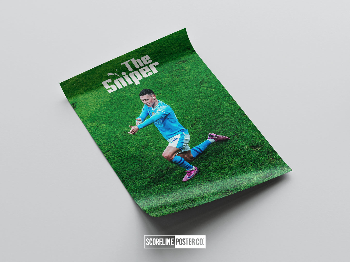Phil Foden 'Sniper' Poster